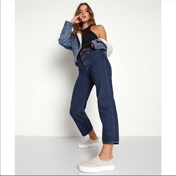 Levi's Denim - LEVI'S NWT Ribcage Extreme High Waisted 5 Button Fly Straight Leg Ankle Jeans